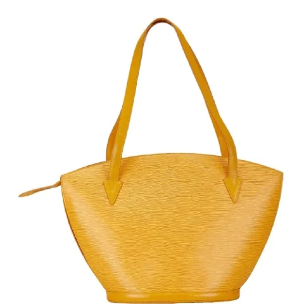 Louis Vuitton Vintage Pre-owned Leather louis-vuitton-bags Yellow Dames