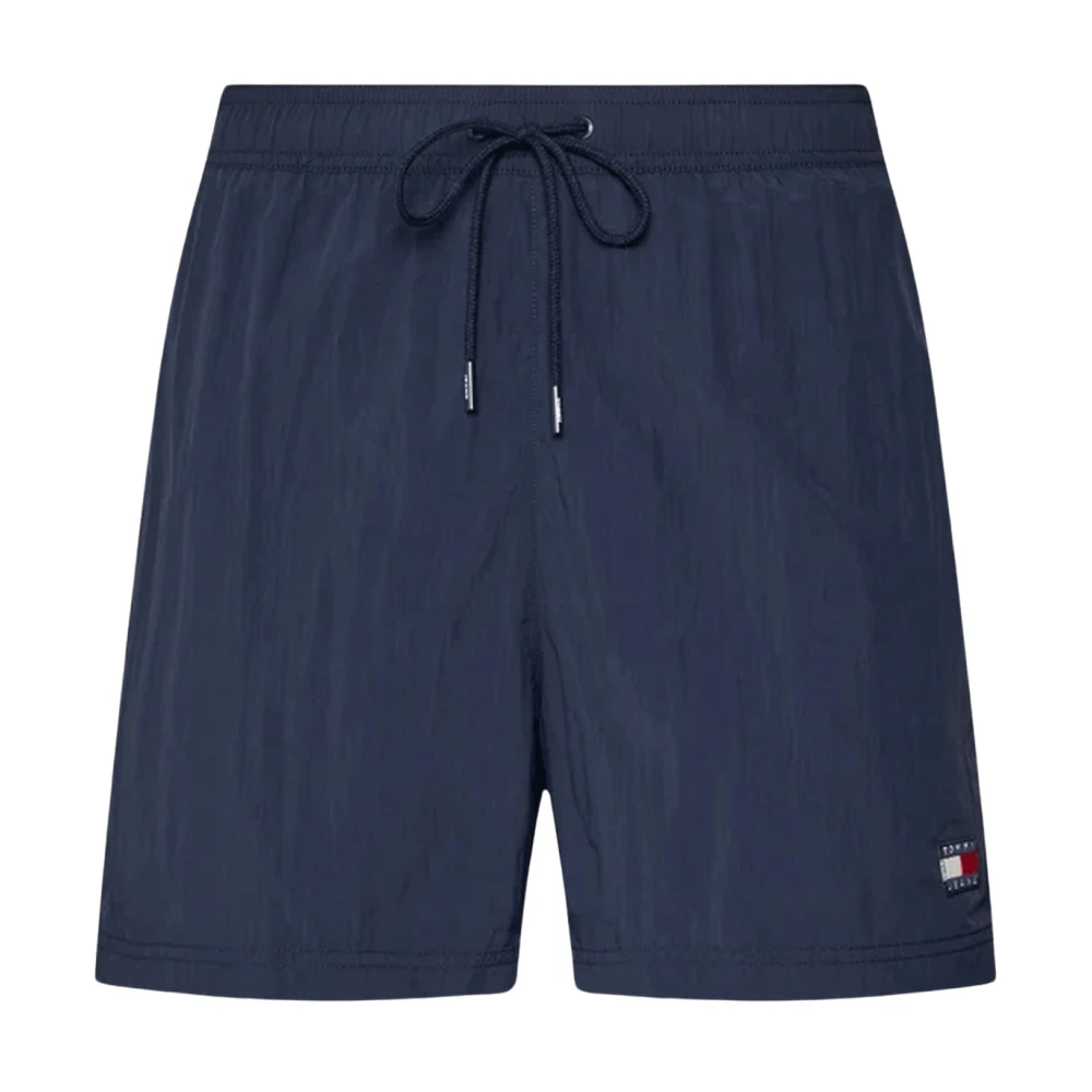 Tommy Jeans Geborduurde Logo Zwemshorts Blauw Blue Heren