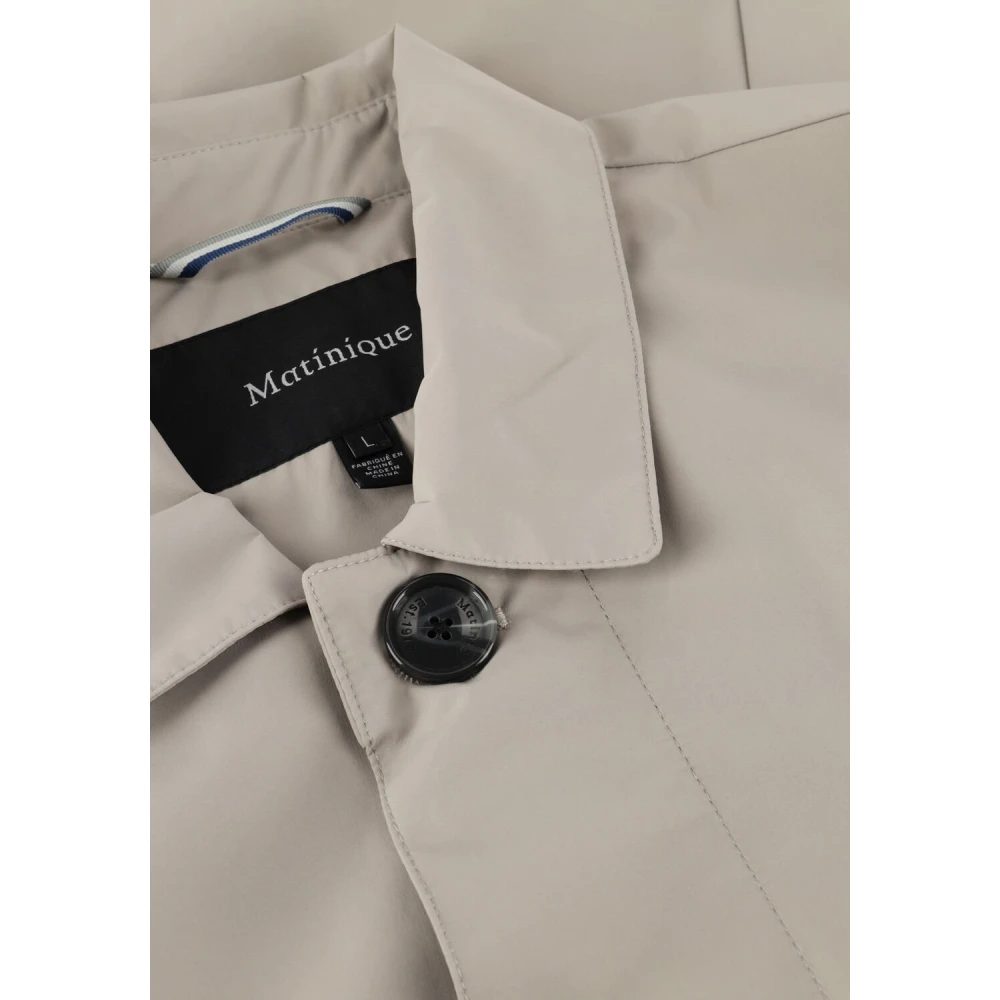 Matinique Elegante Mac Miles Mac Jas Beige Heren