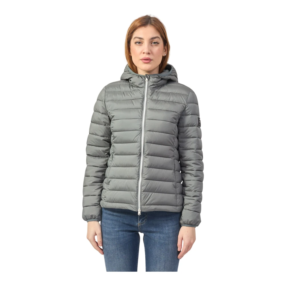 Ecoalf Omkeerbare Grijze Jas Atlantic Stijl Gray Dames