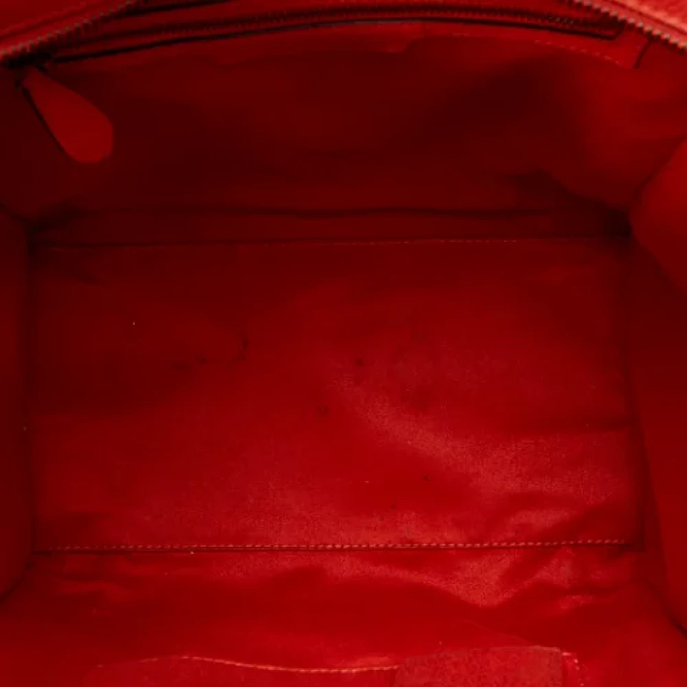 Celine Vintage Pre-owned Leather celine-bags Orange Dames