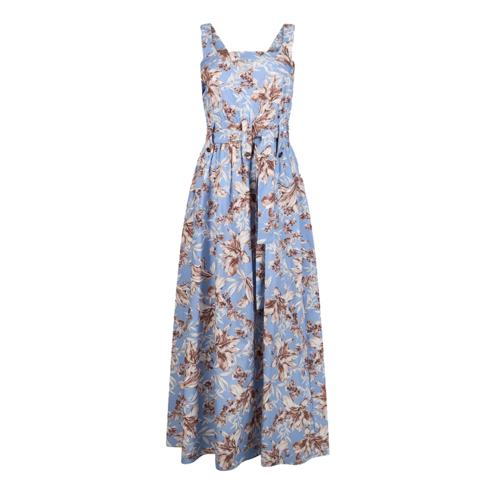 Liu Jo Women's Multicolor Maxi Dresses, Xs, Long Poplin Dress