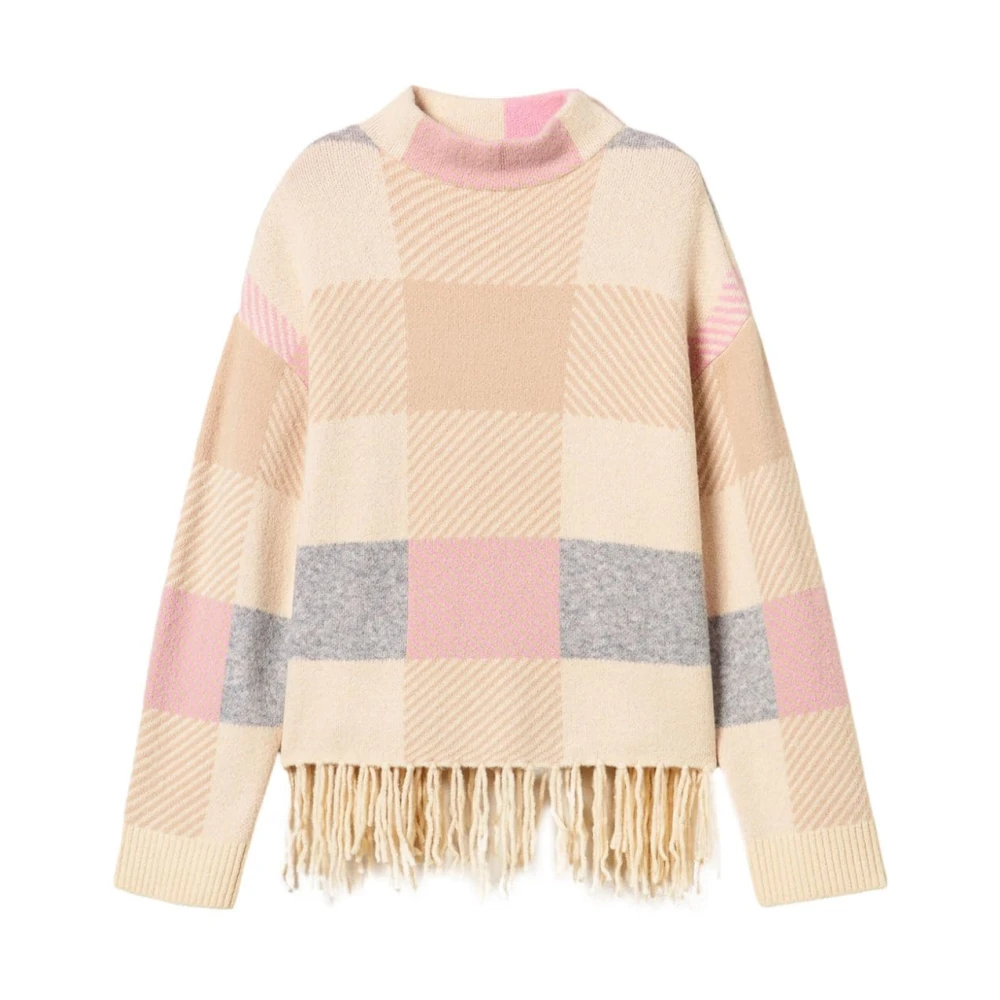 Twinset Geruite Gebreide Trui Multicolor Dames