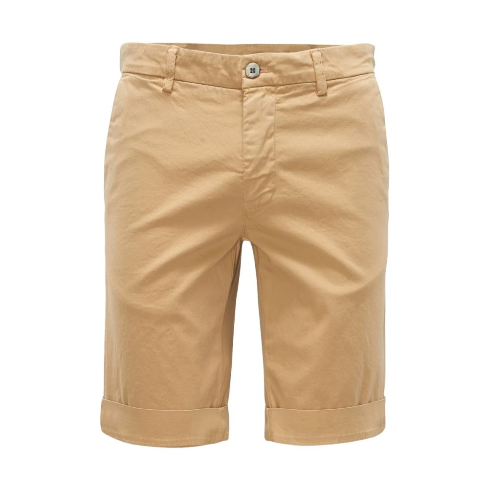 Mason's Men's Beige Casual Shorts, Xl, Stretch Cotton Bermuda Shorts