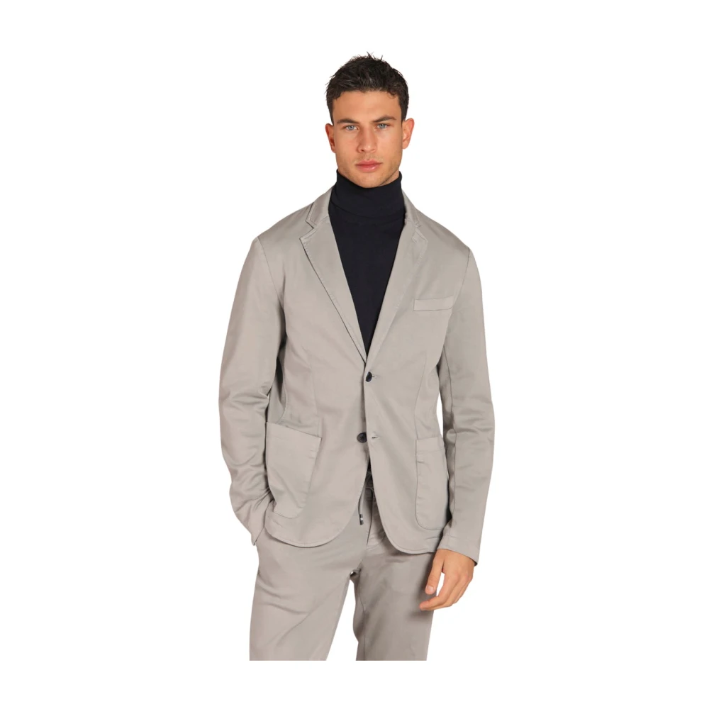 Mason's Actieve Jersey Herenblazer Gray Heren