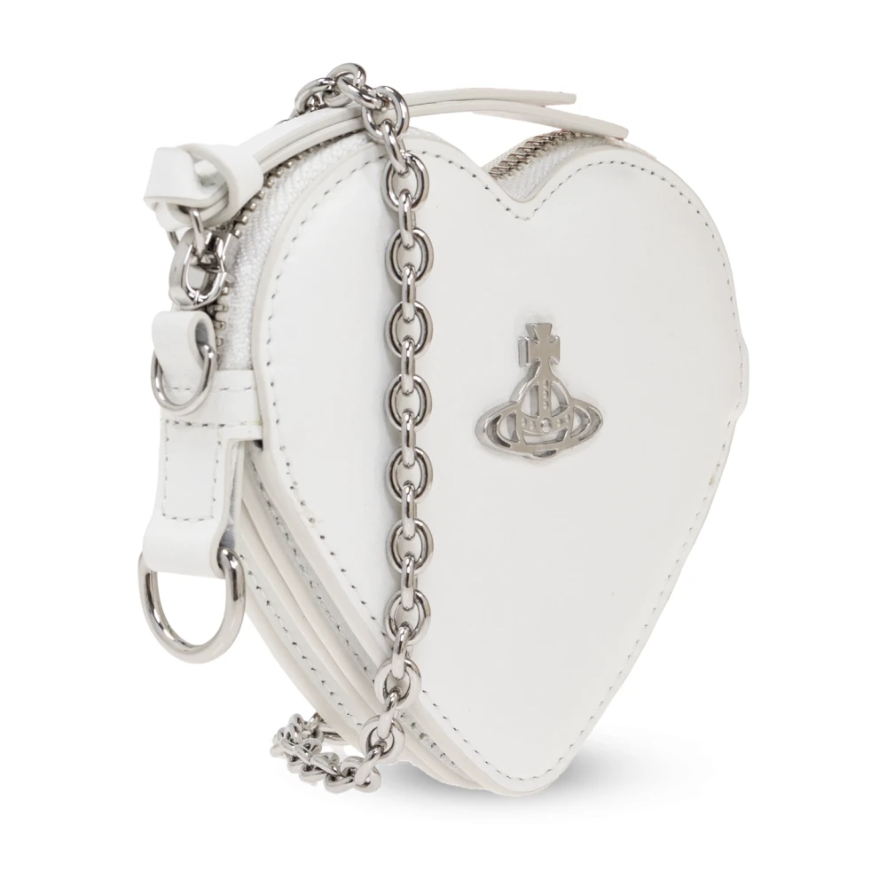 Vivienne Westwood Schoudertas in hartvorm White Dames