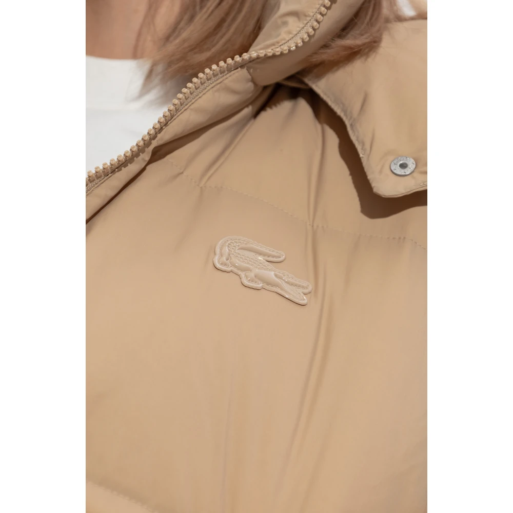 Lacoste Donsjack Beige Dames