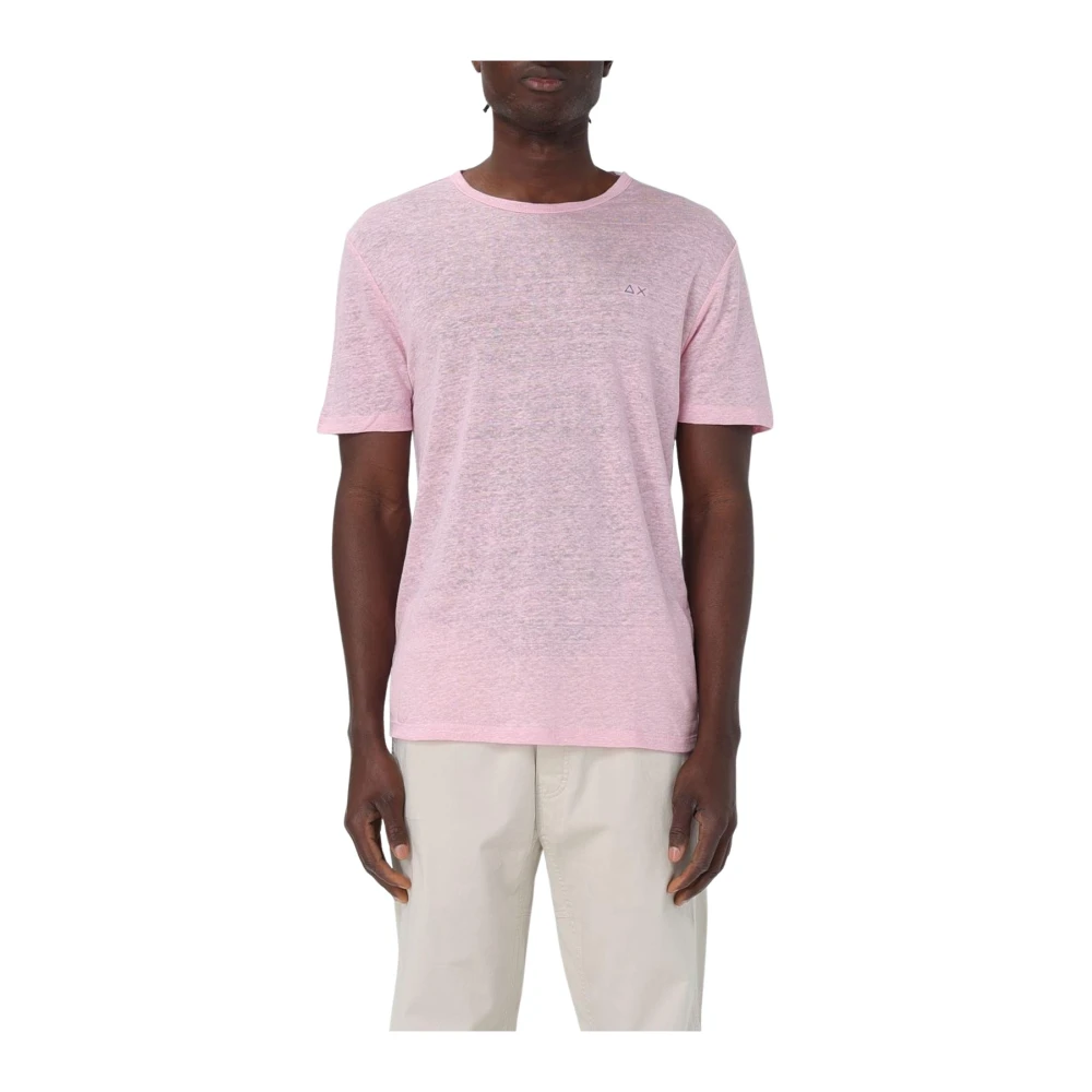 Sun68 - Tops > T-Shirts - Pink - Sun68 - Modalova