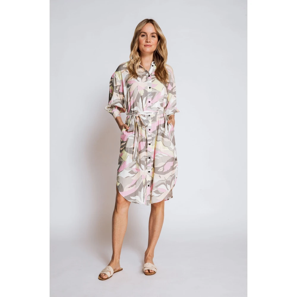 Zhrill Blousejurk Groen Multicolor Dames