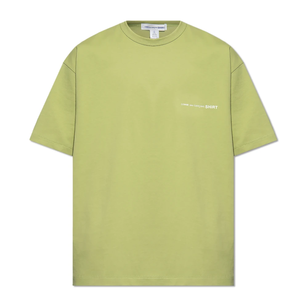 Comme des Garçons T-shirt met logo Green Heren