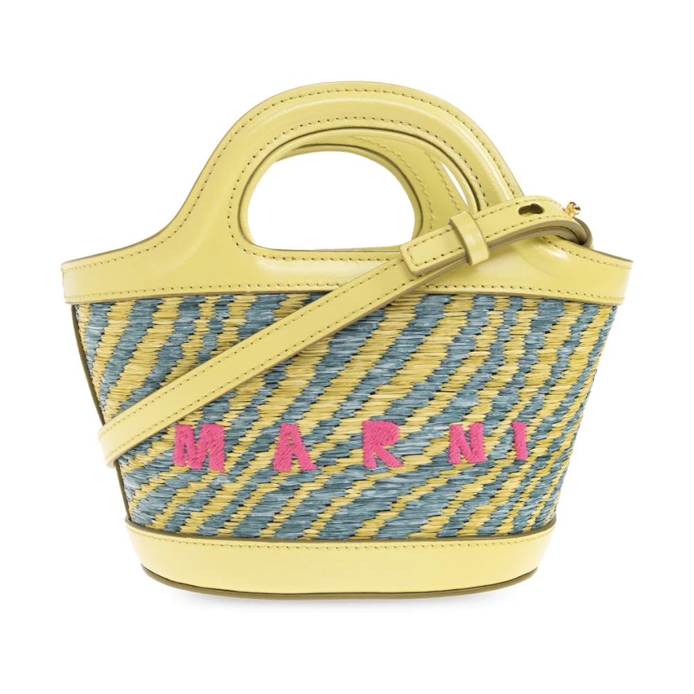 Marni Donna Giallo Tropicalia Micro Handbag