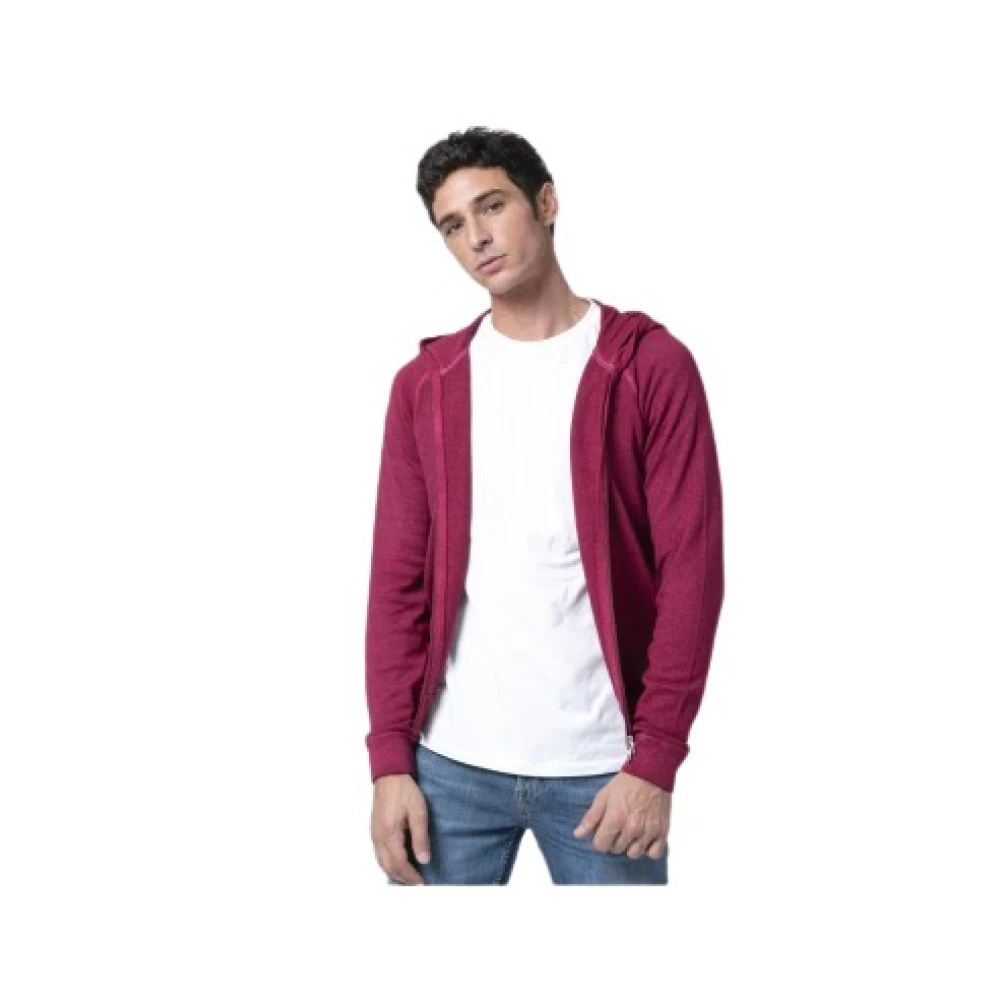 Gran Sasso Mannelijk Purper Zip-Throughs