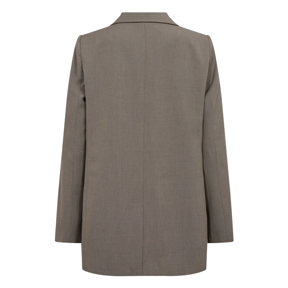Co'Couture Oversize Walnoot Blazer Brown Dames