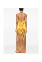 robe-maxi-doree-a-col-halterneck