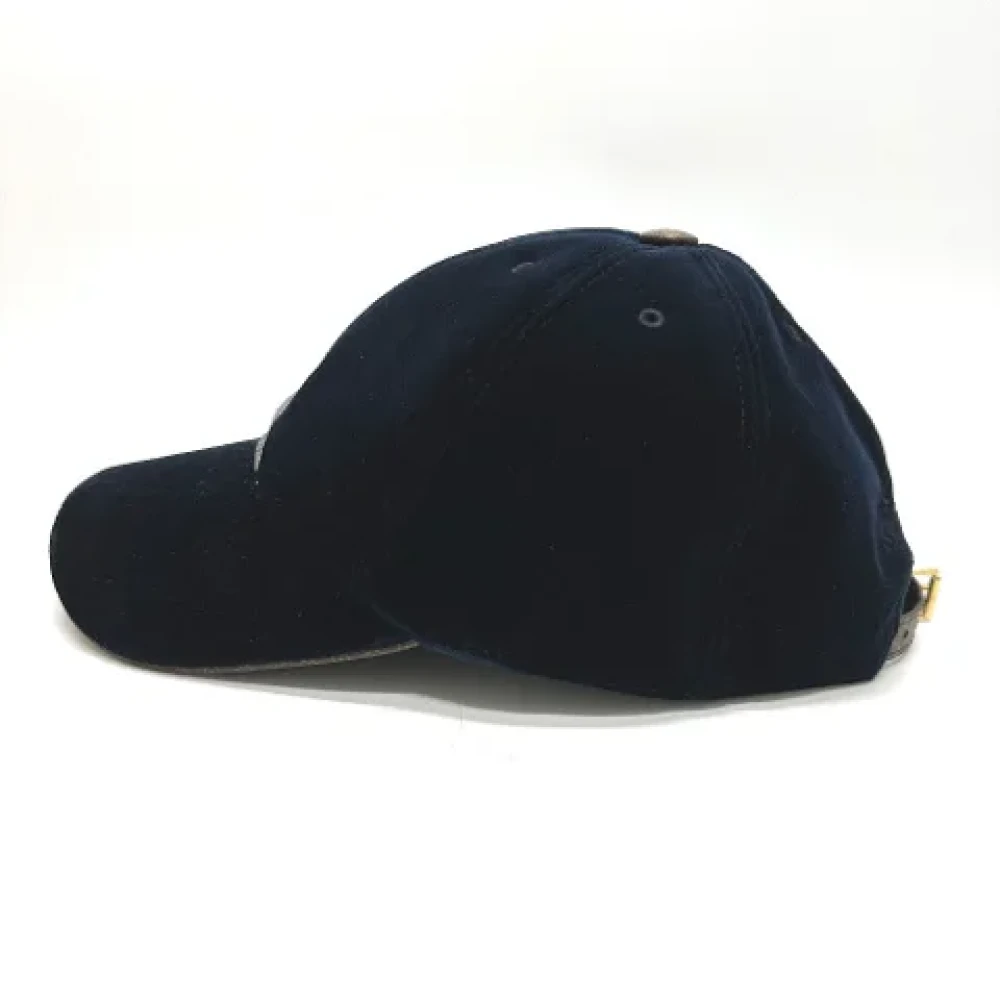 Louis Vuitton Vintage Pre-owned Cotton hats Blue Dames
