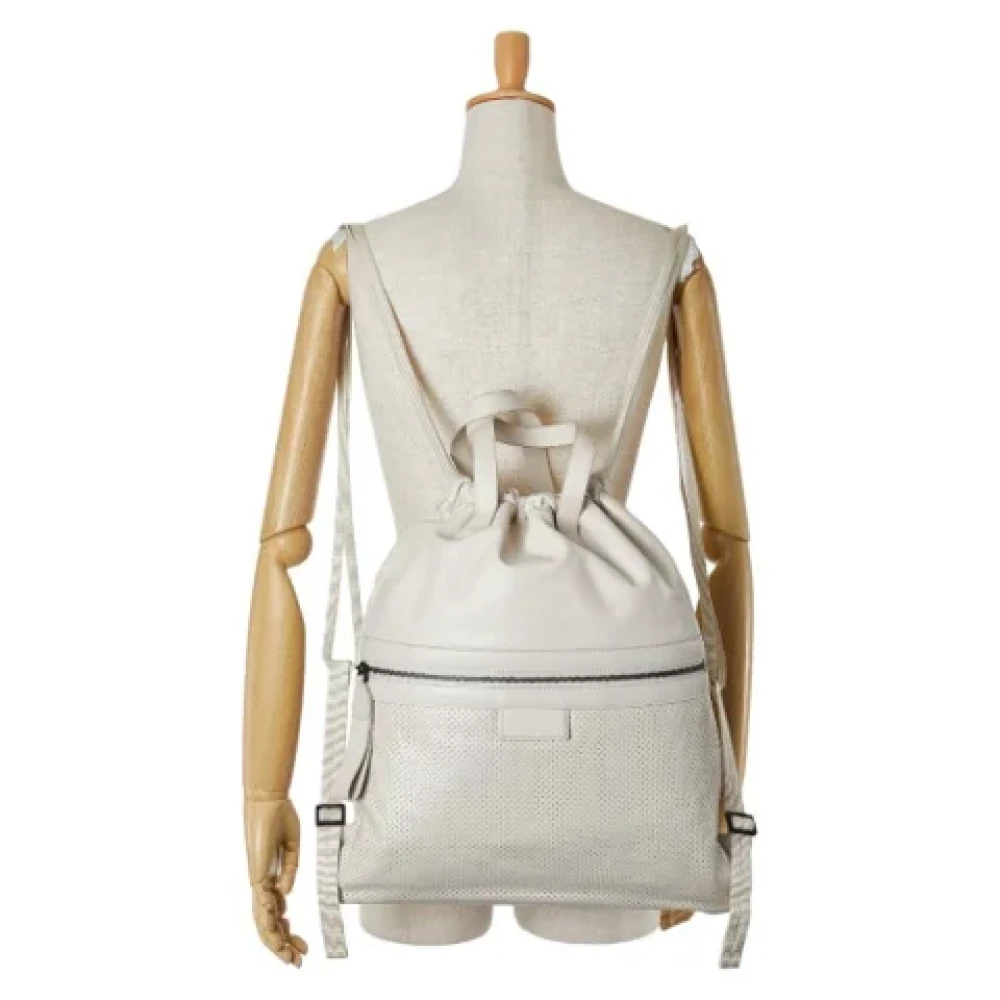 Bottega Veneta Vintage Pre-owned Leather shoulder-bags White Dames