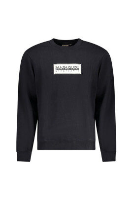 sweatshirt-en-coton-noir-coupe-decontractee-col-rond-impression-logo