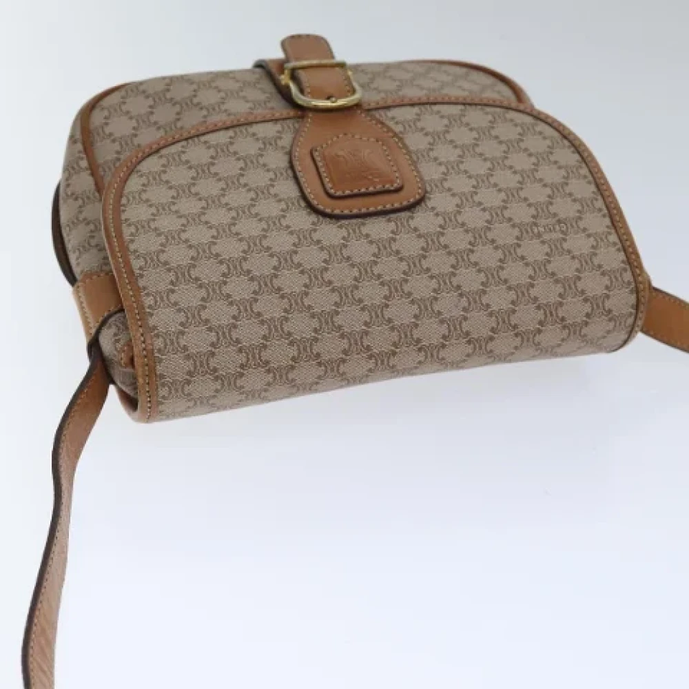 Celine Vintage Pre-owned Canvas celine-bags Beige Dames