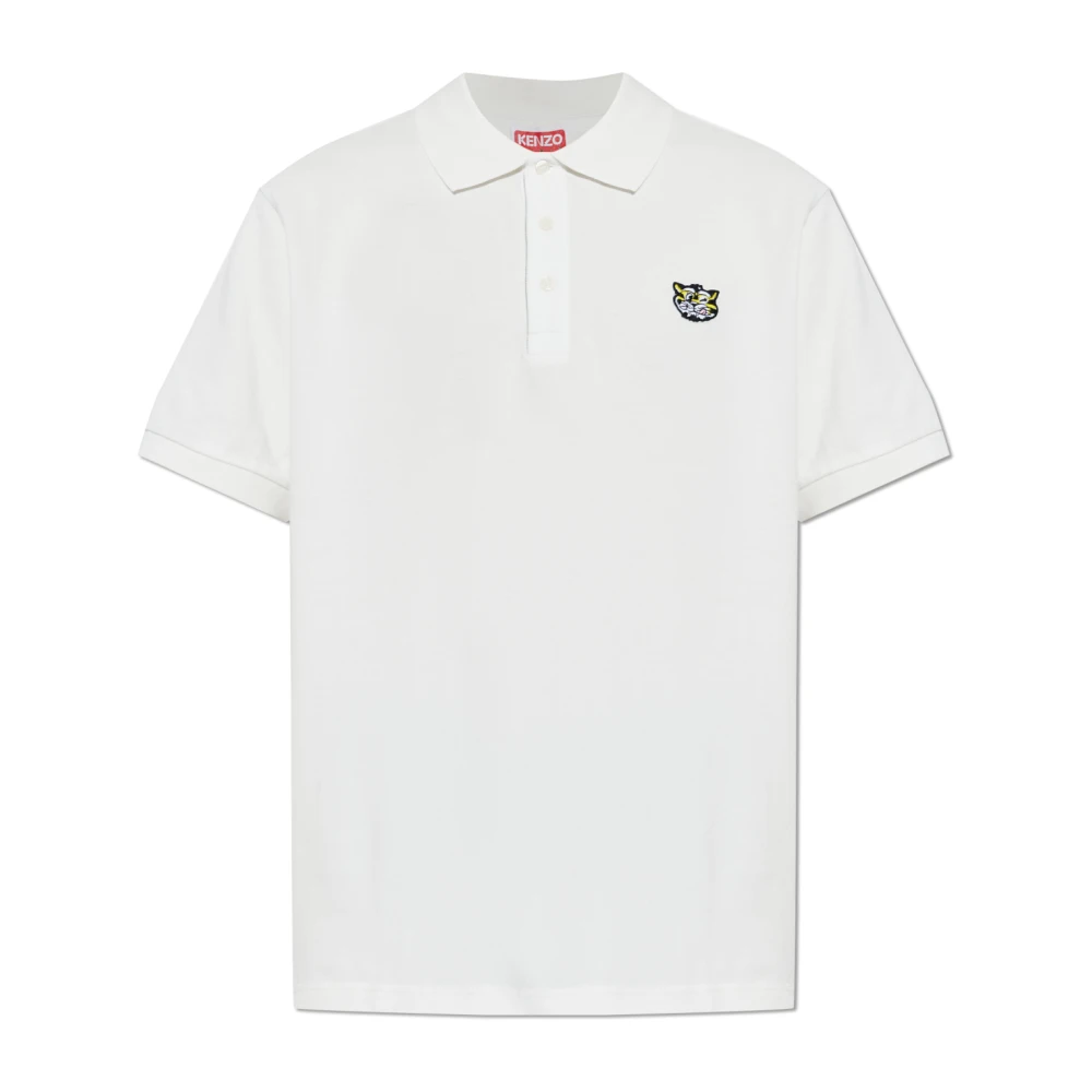 Kenzo Uomo Bianco Top, L, New,