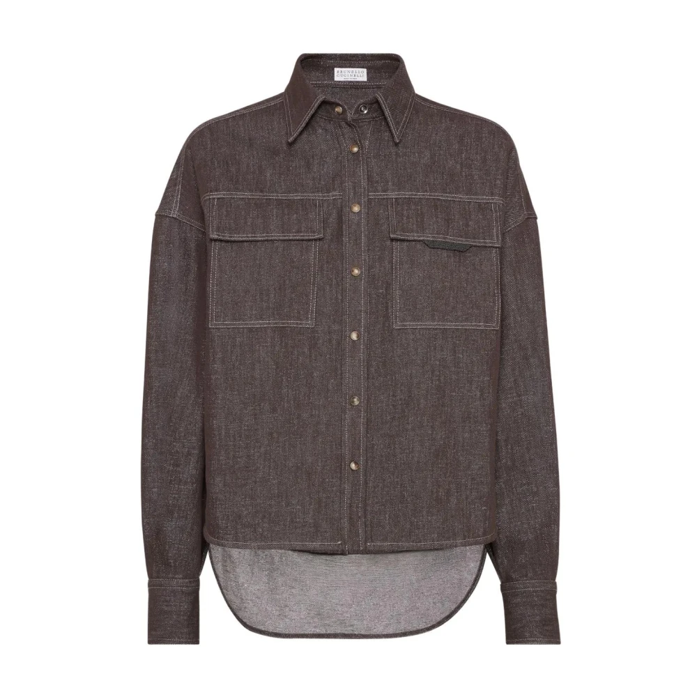 Blouses & Shirts > Shirts - - Brunello Cucinelli - Modalova