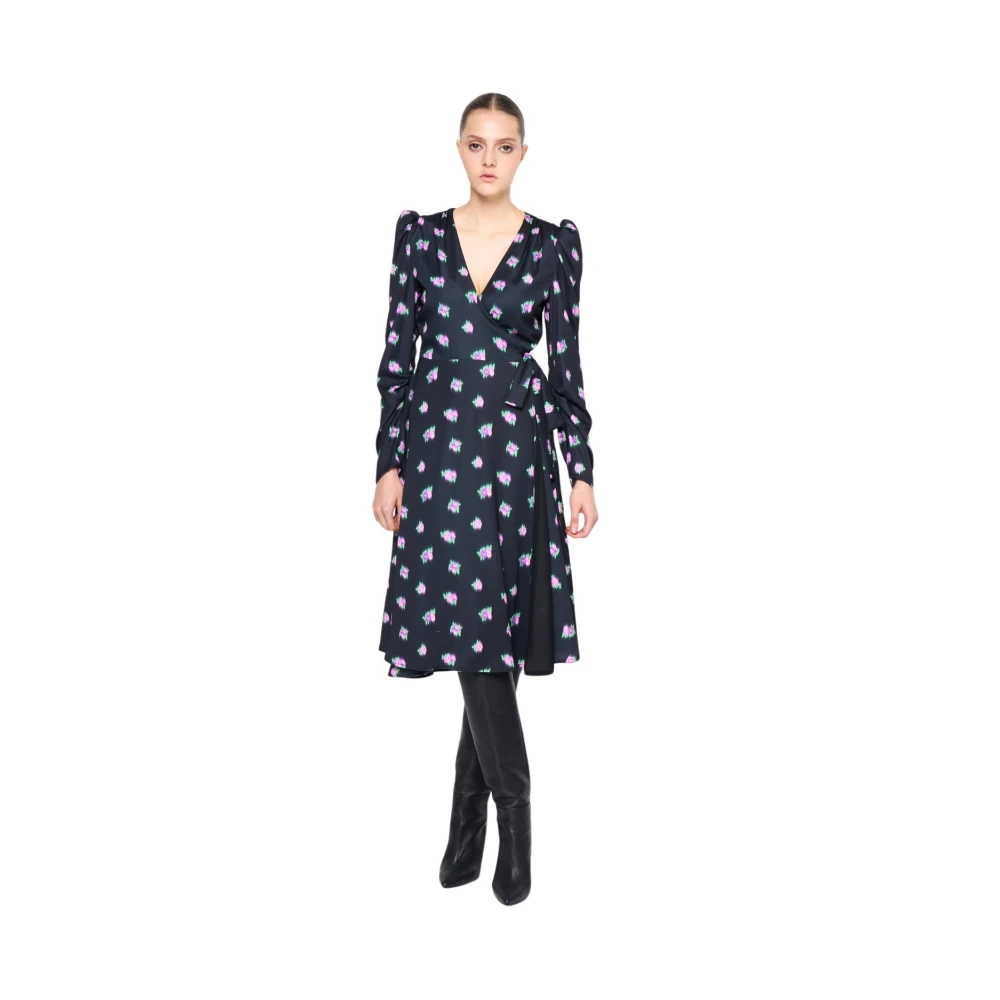 Silvian Heach Fantasy chemisier jurk met V-hals Black Dames