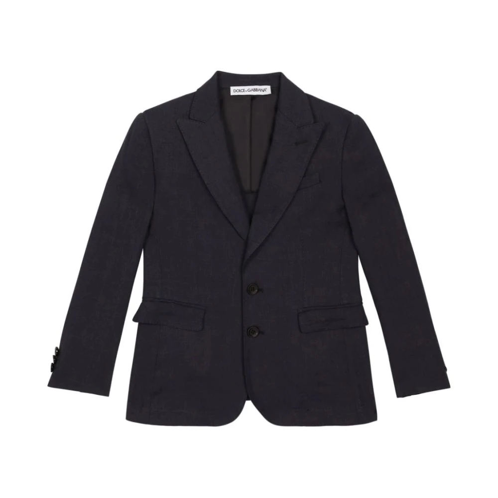 Dolce & Gabbana Boys Black Jackets For Ss24