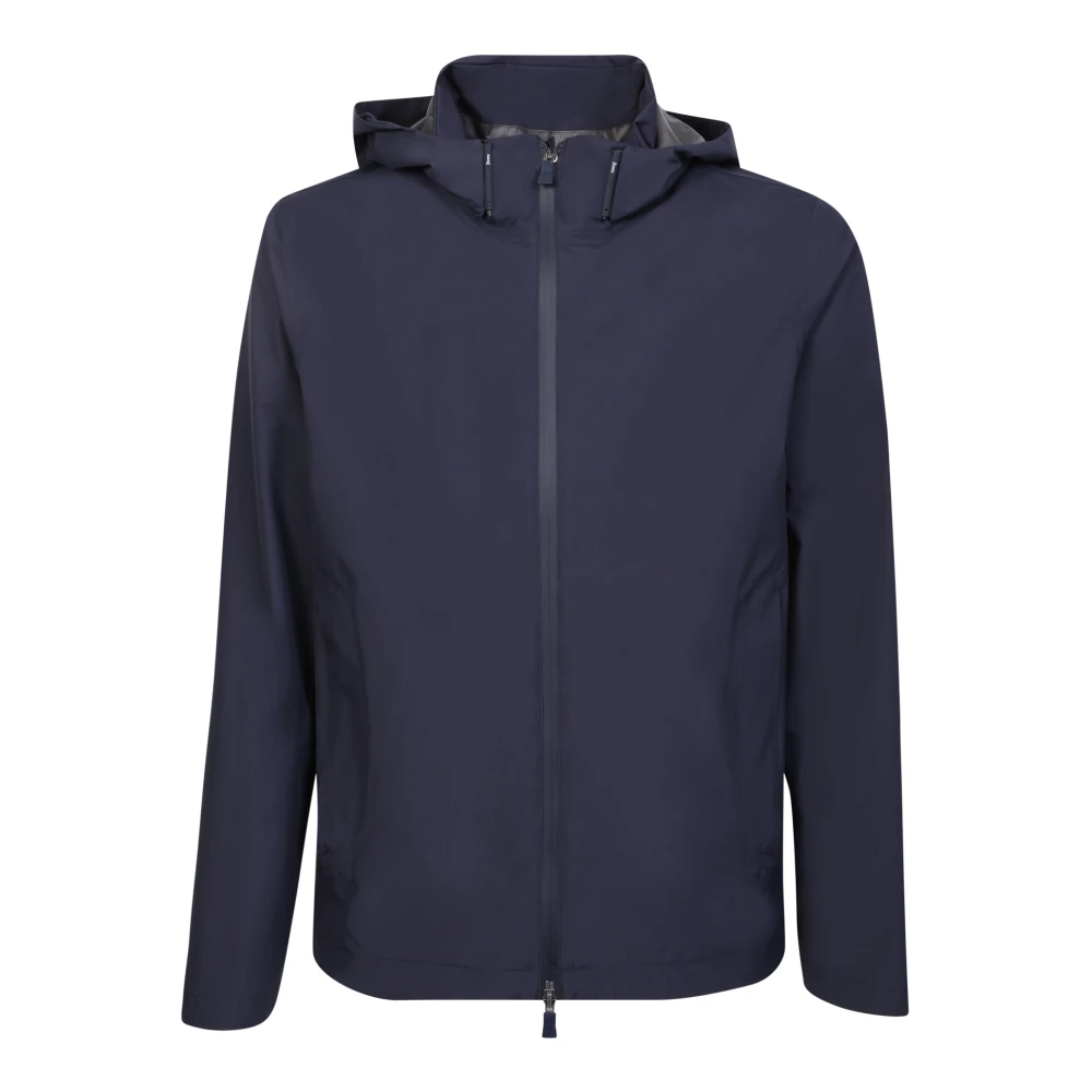 Herno Dynamic Blue Bomber Jacket Blue Heren