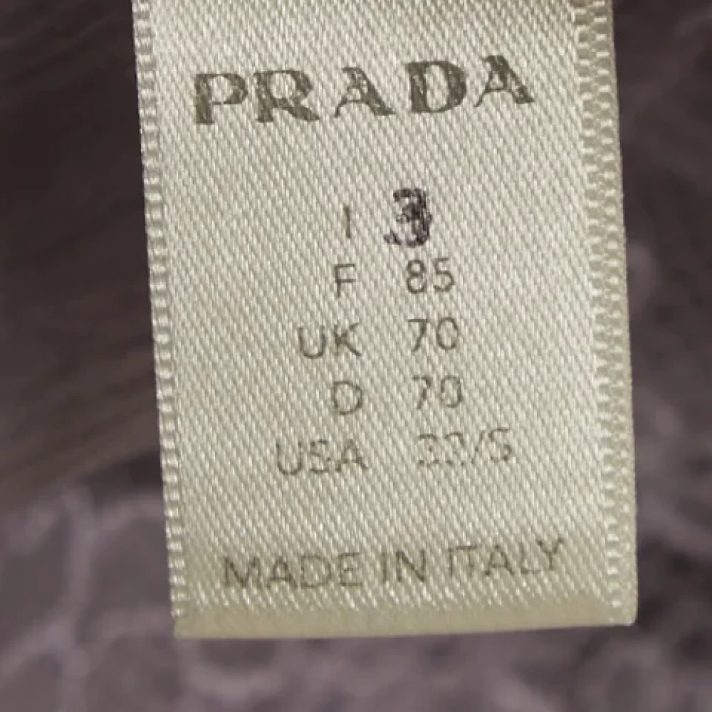 Prada Vintage Pre-owned Silk tops Purple Dames