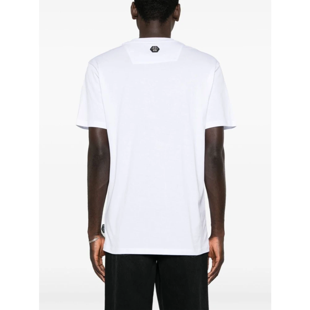 Philipp Plein Witte Klassieke T-Shirt White Heren