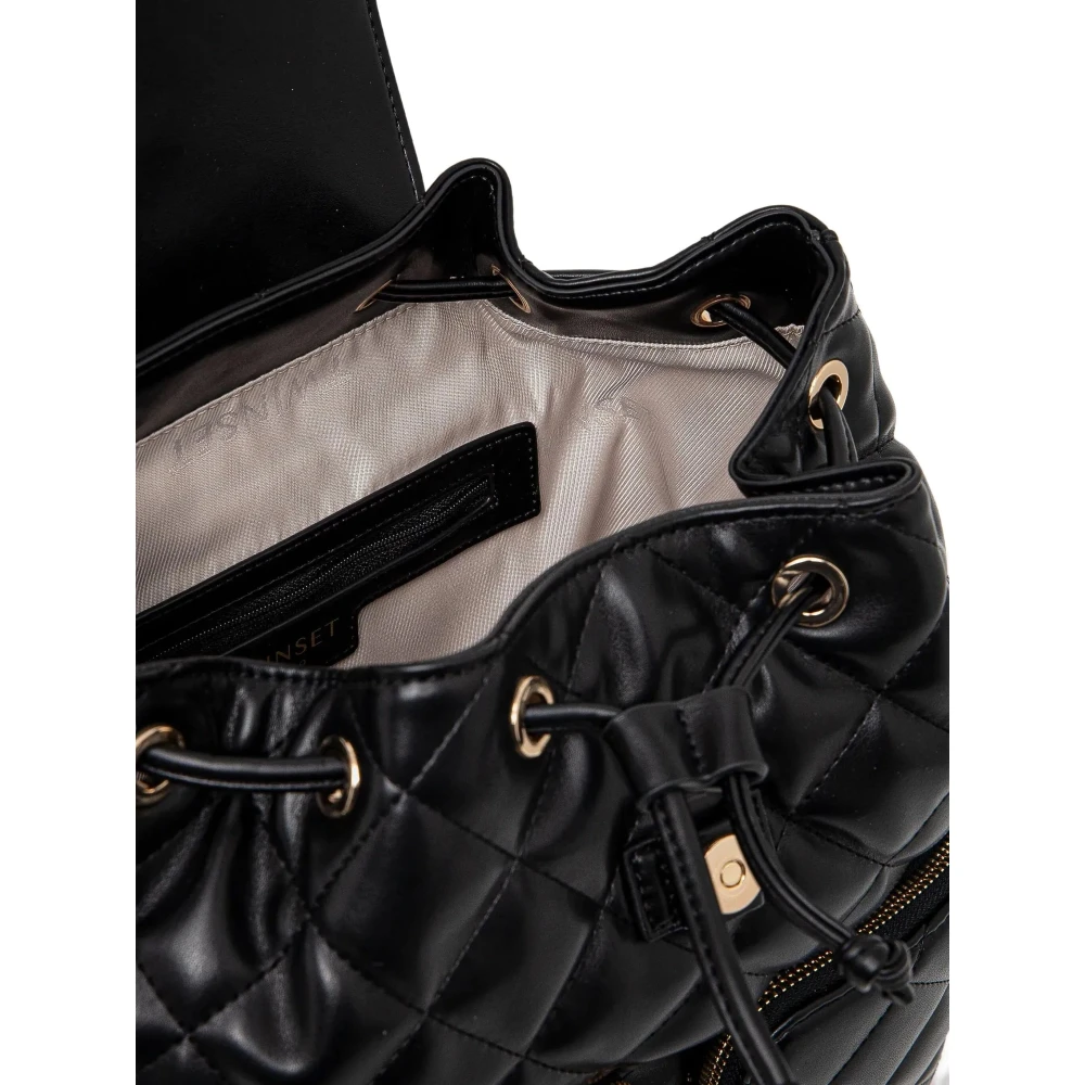 Twinset Zwarte Rugzak Black Dames