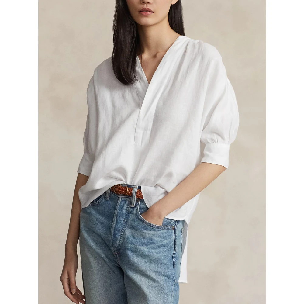 Ralph Lauren Overhemd White Dames