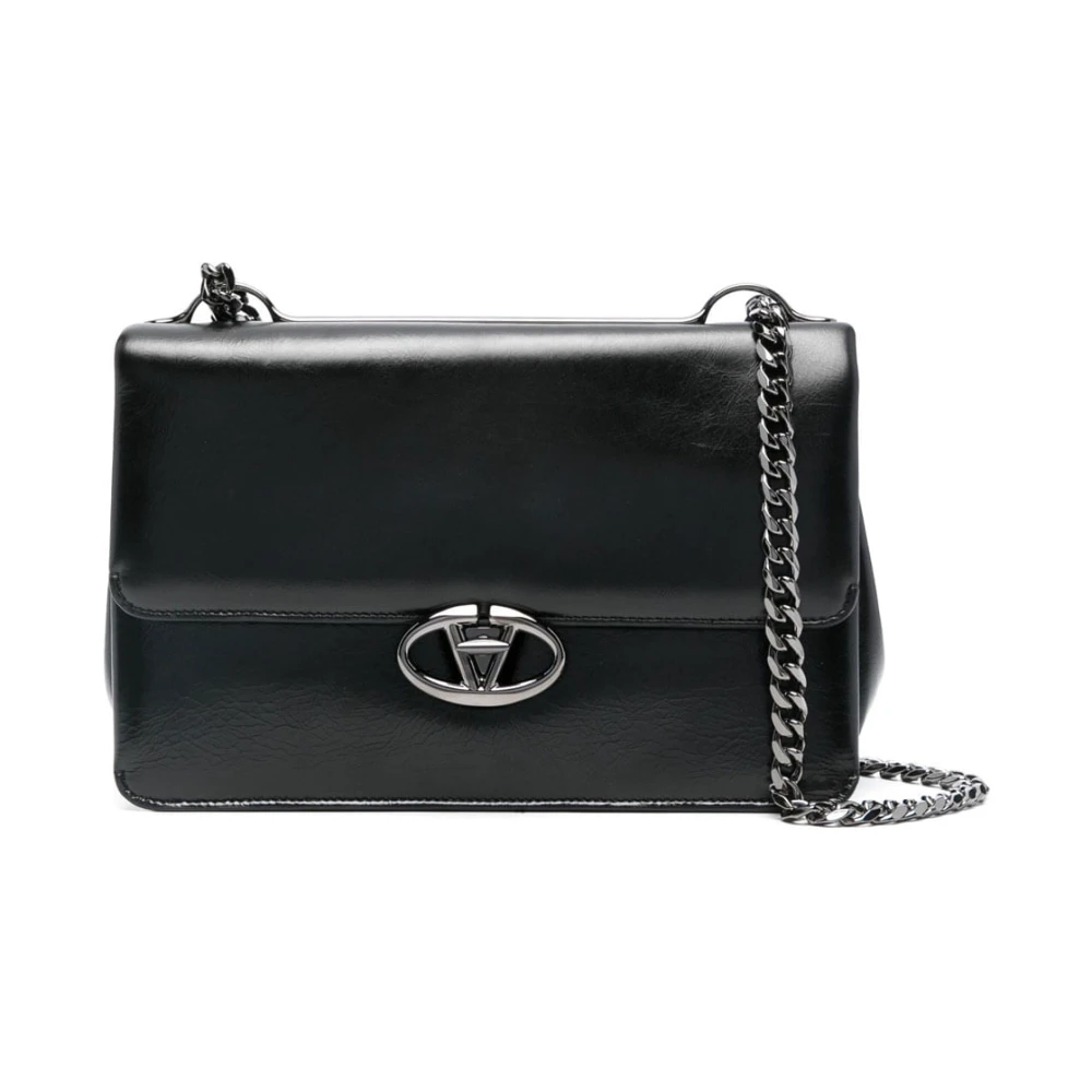 Valentino Garavani Women's Black Vlogo Shoulder Bag