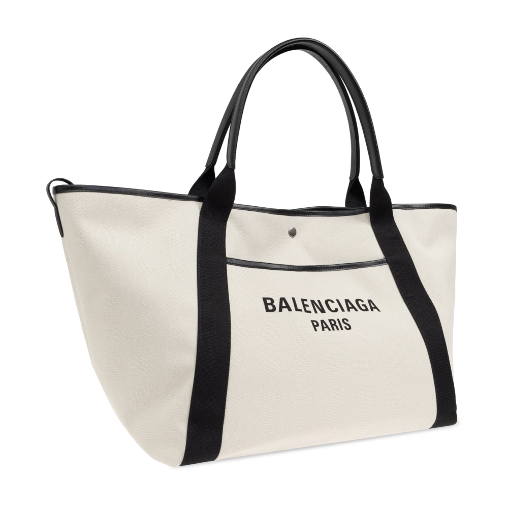 Balenciaga Tas Biarritz Groot type shopper Beige Dames