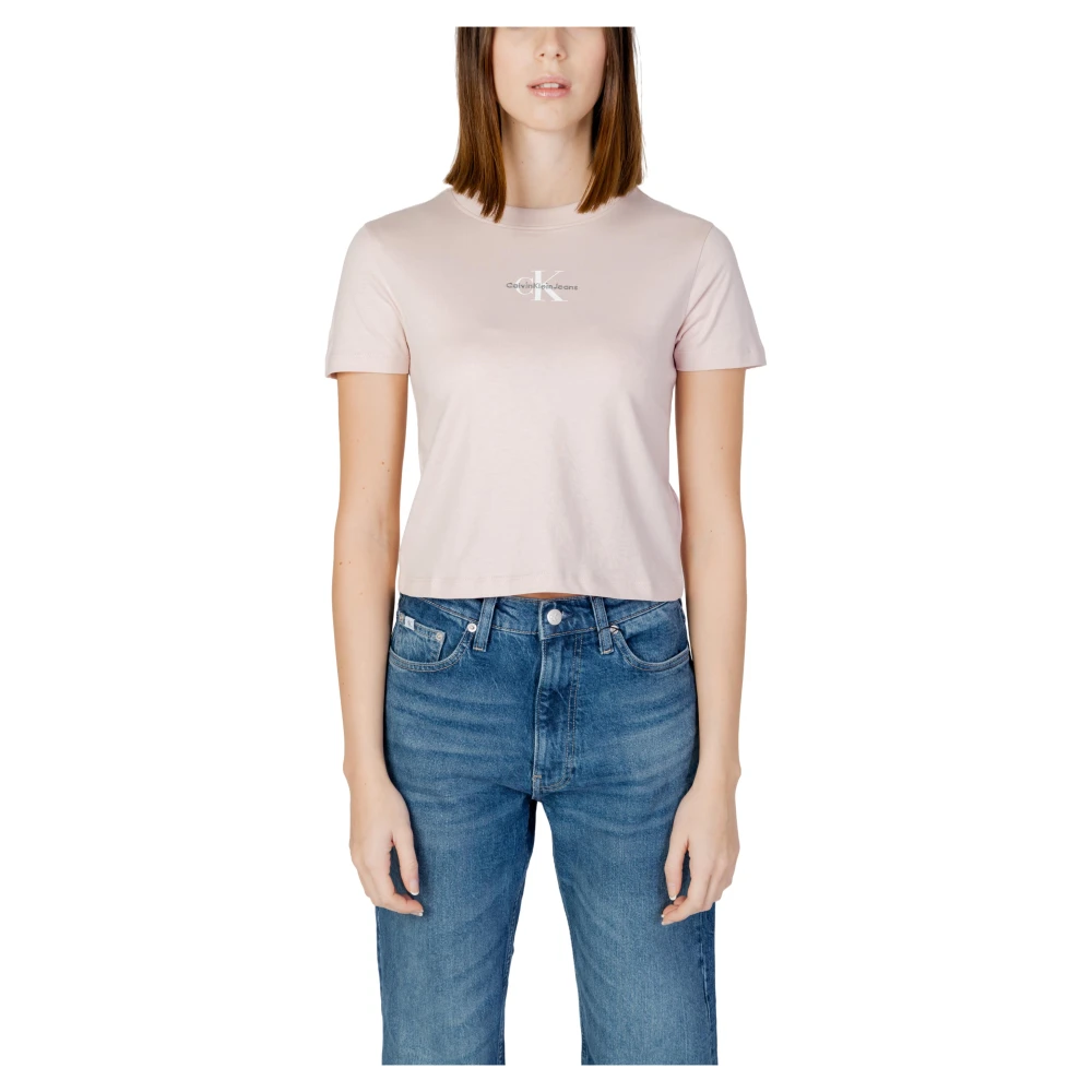 Calvin Klein Jeans T-Shirts Pink Dames