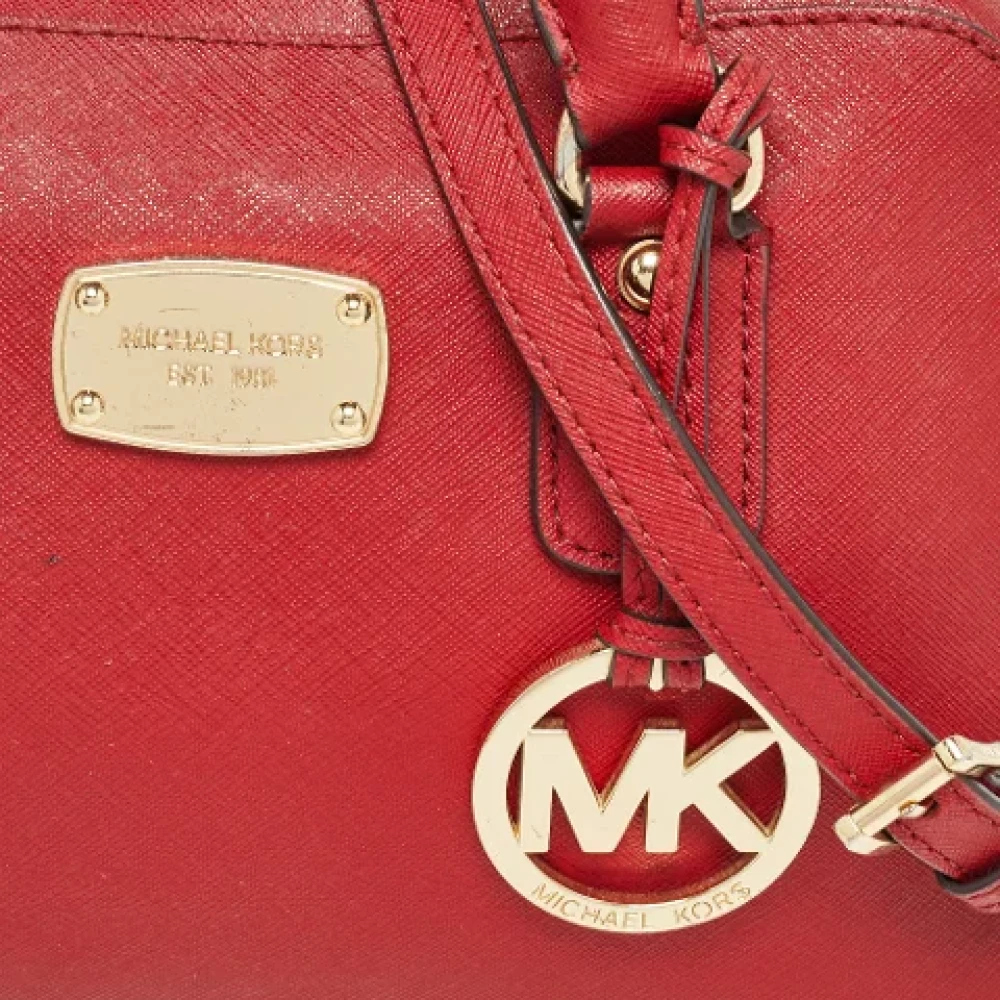 Michael Kors Pre-owned Leather handbags Red Dames