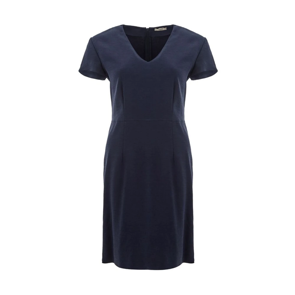 Lardini Blauwe Viscose Jurk Veelzijdige Elegantie Blue Dames