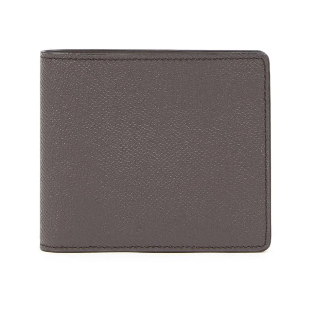 Maison Margiela Texturerad Läder Billfold Plånbok Gray, Herr