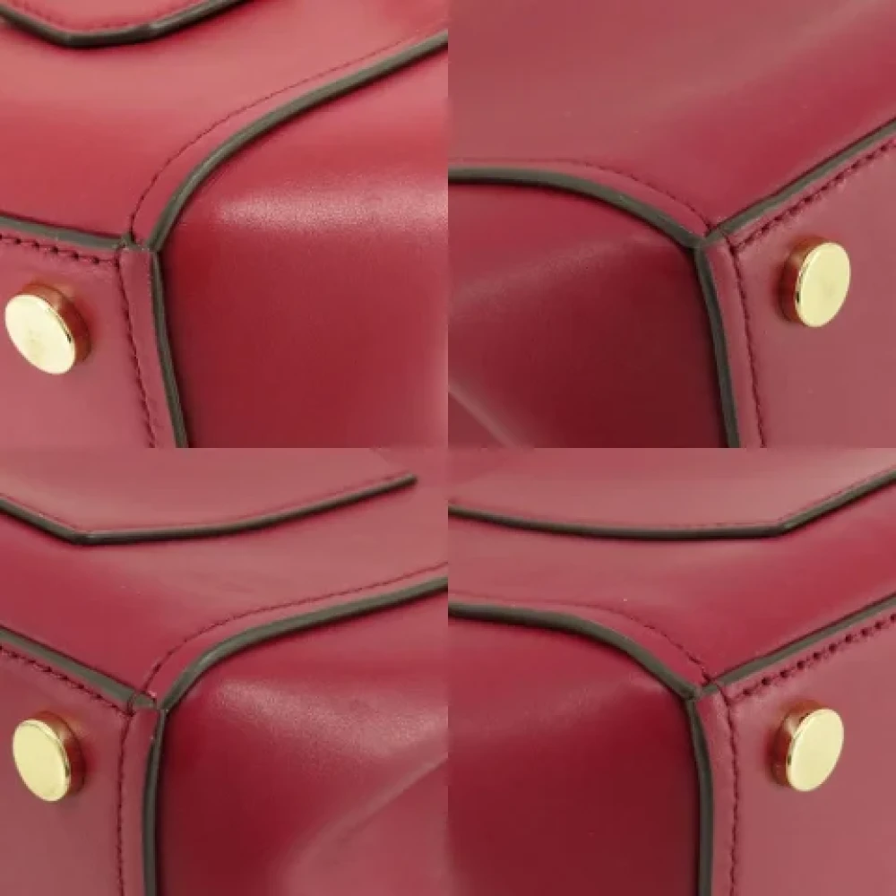 Michael Kors Pre-owned Leather handbags Red Dames