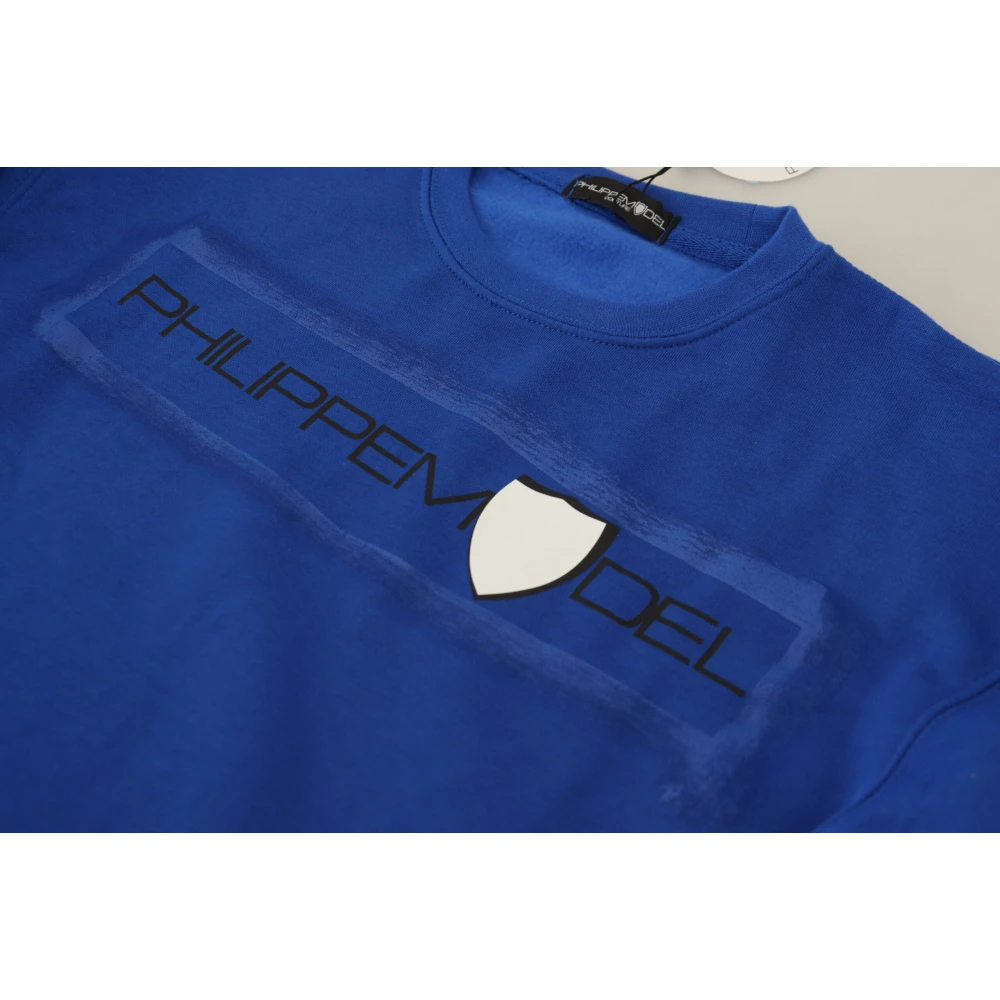 Philippe Model Blauw Bedrukte Trui met Lange Mouwen Blue Dames