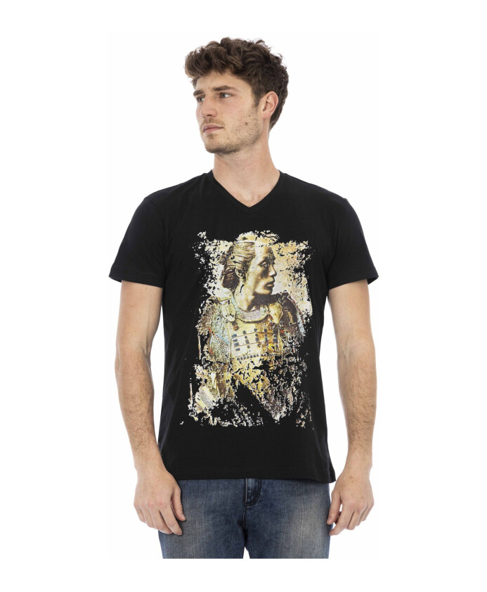 t-shirt-col-v-manches-courtes