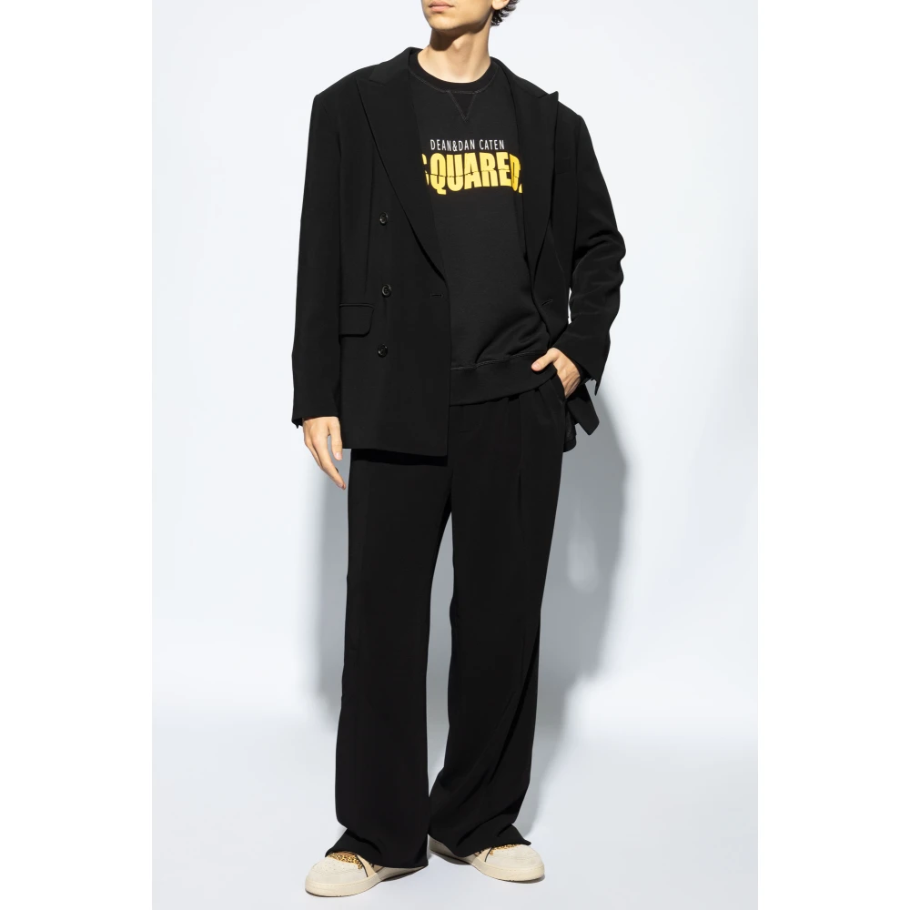 Dsquared2 Sweatshirt met print Black Heren