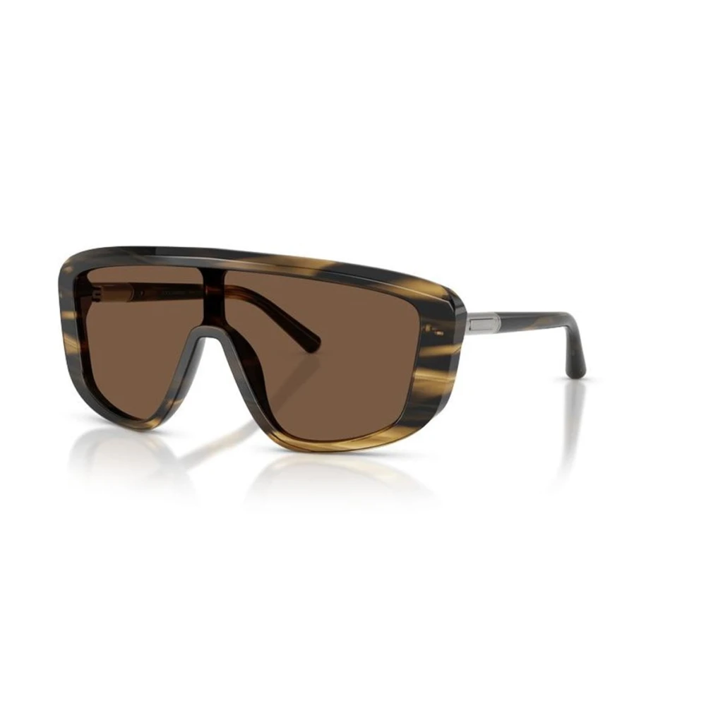 Dolce & Gabbana Mannelijk Bruin Accessoires Heren, One Size, Dg 4520 306373 Zonnebrillen