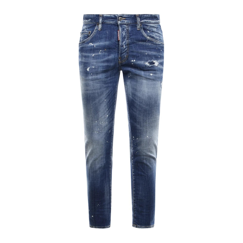 Dsquared2 Men's Blue Slim-Fit Jeans