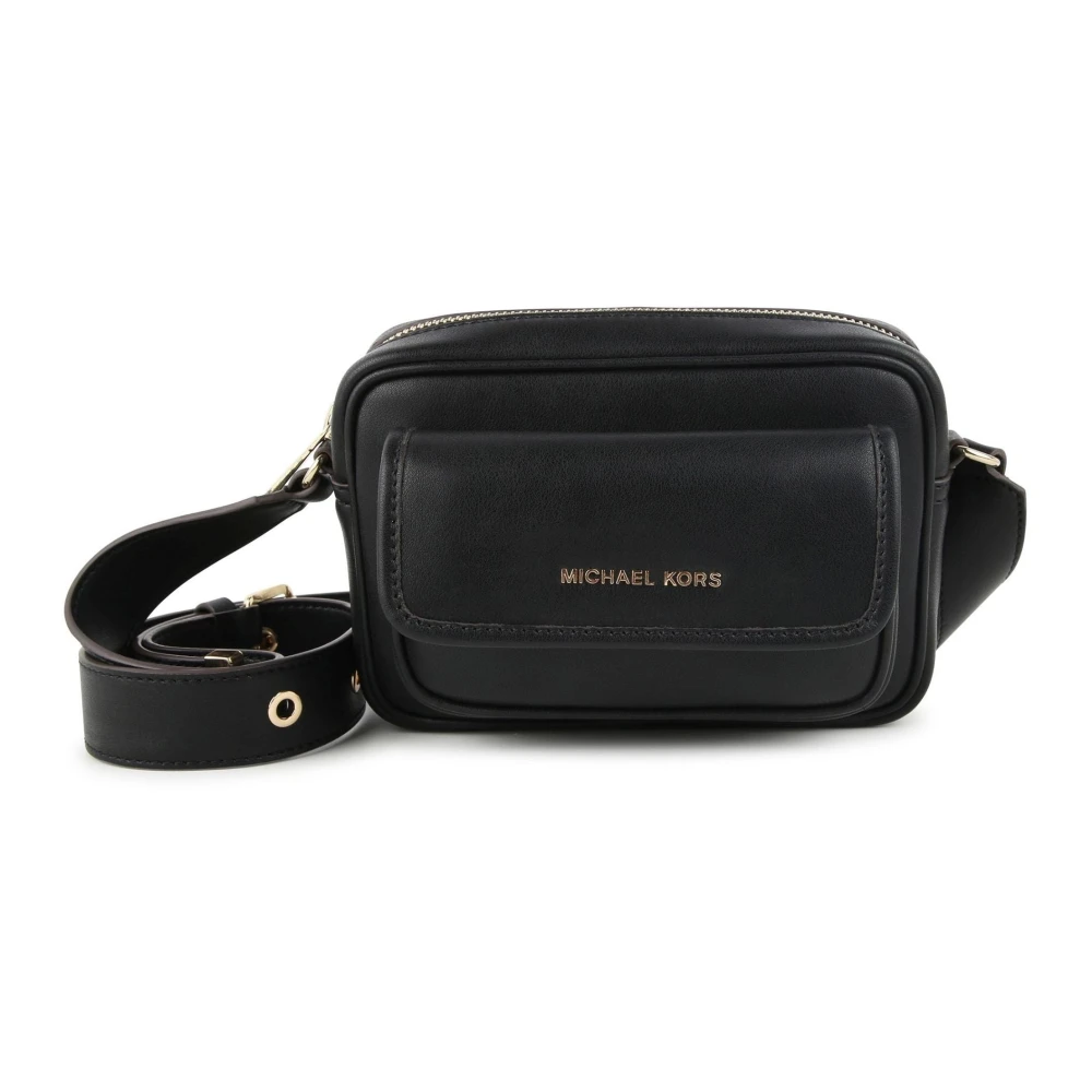 Michael Kors Elegante verfijnde handtas in gecoate stof Black Dames