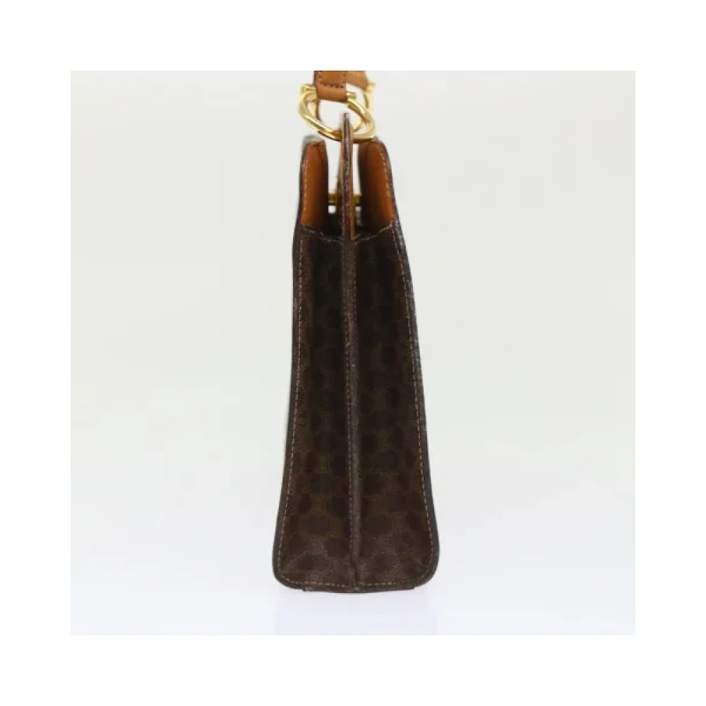 Celine Vintage Pre-owned Leather handbags Brown Dames