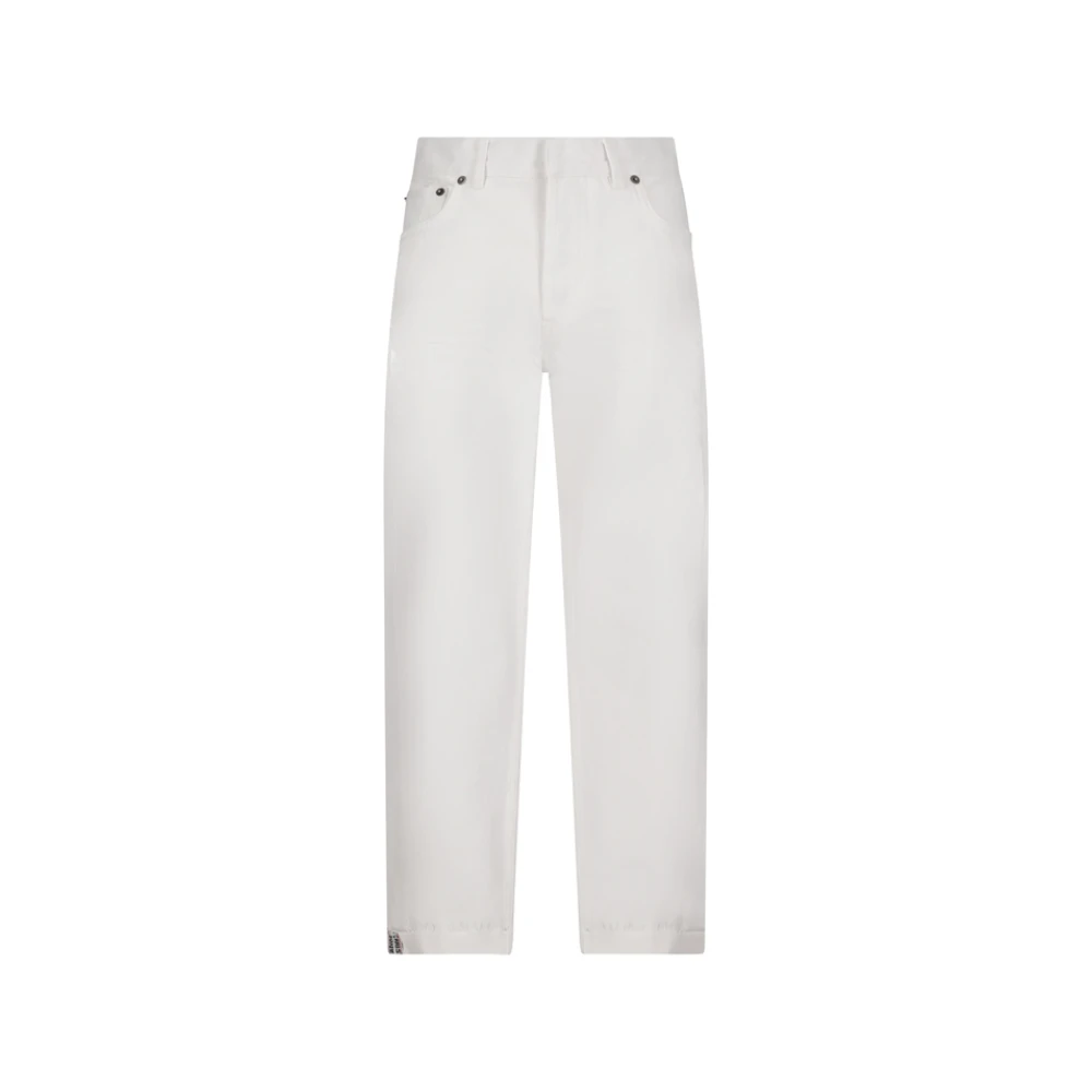 Dior Women's White Boyfriend Jeans