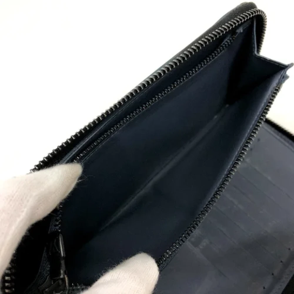 Louis Vuitton Vintage Pre-owned Leather wallets Blue Dames