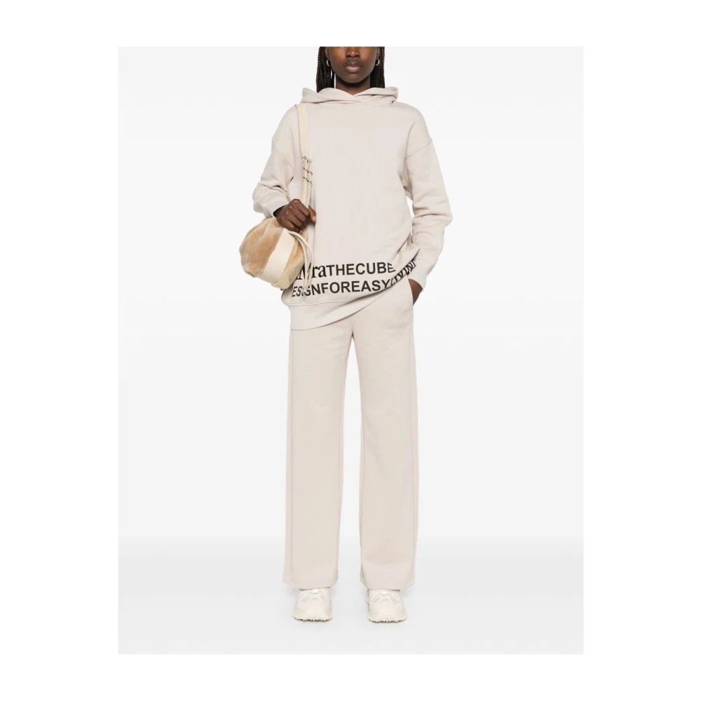 Max Mara Beige Bali Broek Hoge Stilistische Inhoud Beige Dames