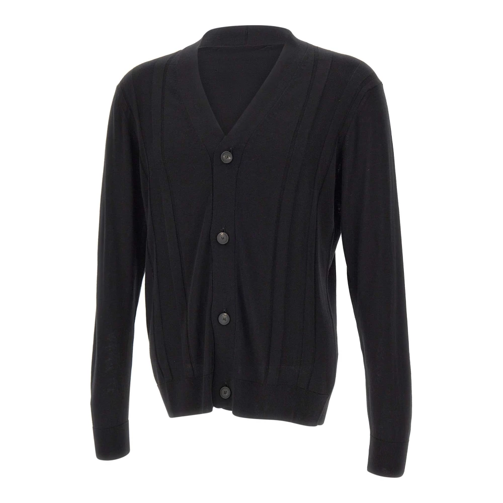 Tagliatore Men's Black Moore Cardigan