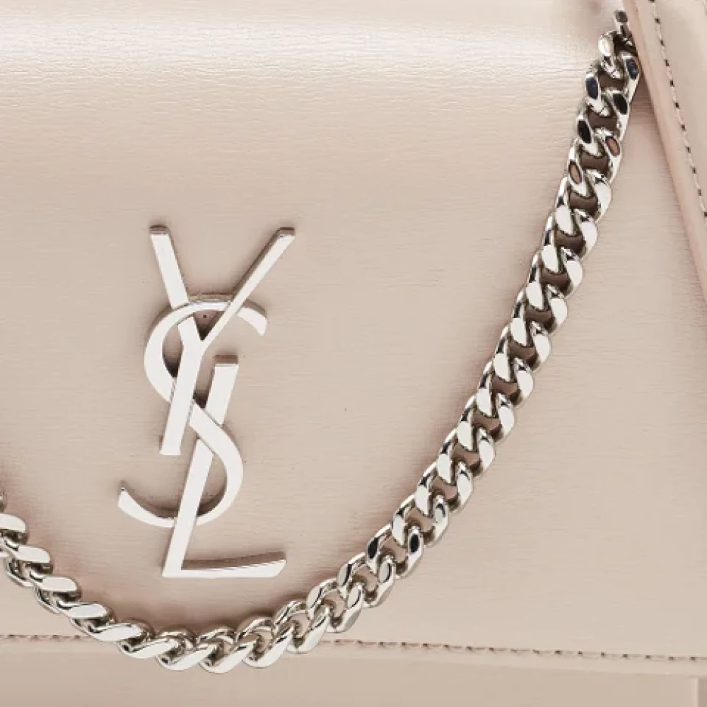 Yves Saint Laurent Vintage Pre-owned Leather wallets Pink Dames